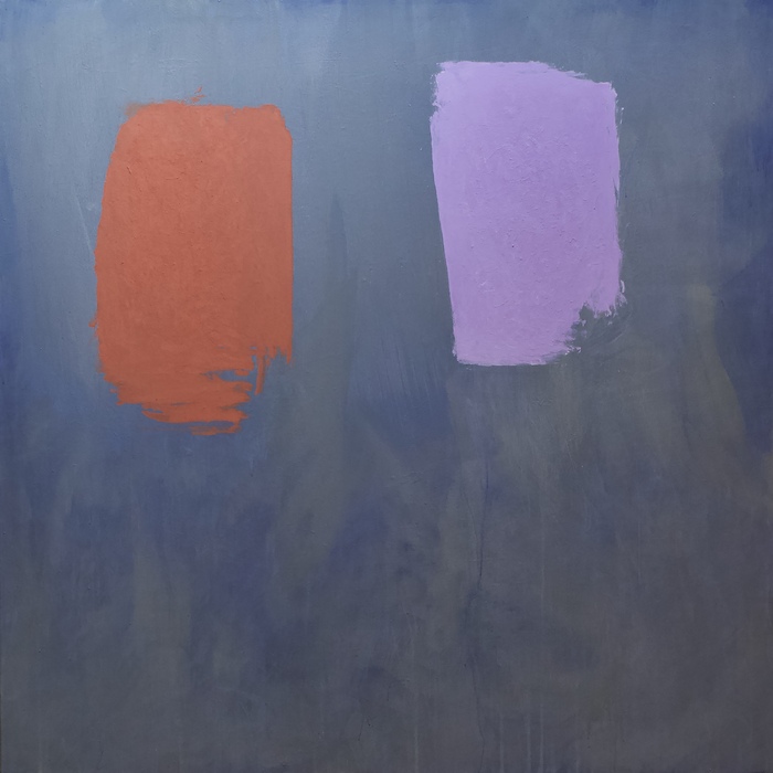 Slot Siena Tostada,  4005 Blue purple Acrylic paint on canvas 160 x 160 cm, 2023